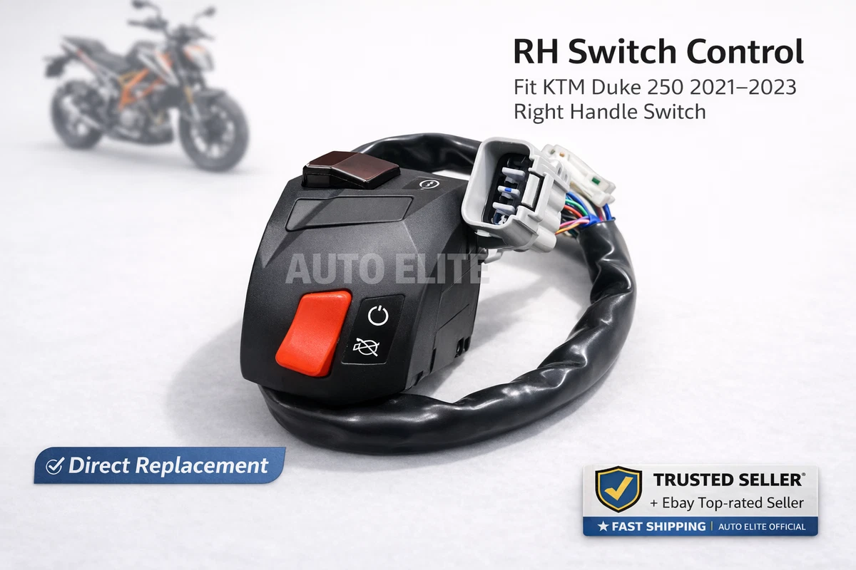 KTM バイク用コントロールスイッチ RH Switch Control Fit KTM Duke 250 2021–2023 Right Handle Switch