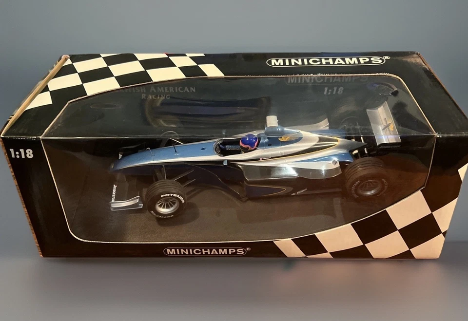 1/18 MINICHAMPS F1 180 990120 BAR 01 SUPERTEC TESTCAR J.VILLENEUVE  1999 - Image 2 of 4
