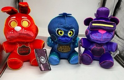 Funko Five Nights at Freddys Plush Set Bonnie, Freddy, Chica Authentic W/tags