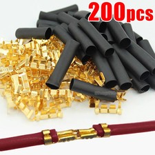 U-Shaped Copper Crimp Wire Connectors Kit with Heat Shrink, 0.5-1.5mm�
