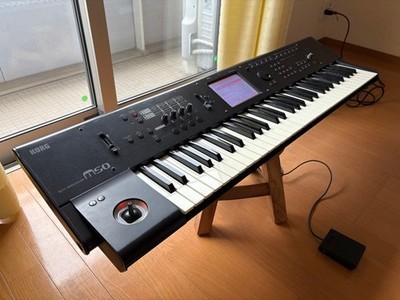 KORG M50 61 Key Synthesizer Workstation Black keyboard Music Instruments AC100V