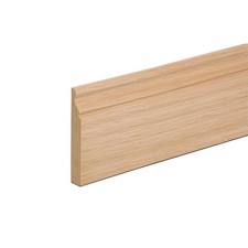 MDF Oak Ogee Skirting Board 18mm x 119mm x 2400mm Interior Floor Trims 4 Pack