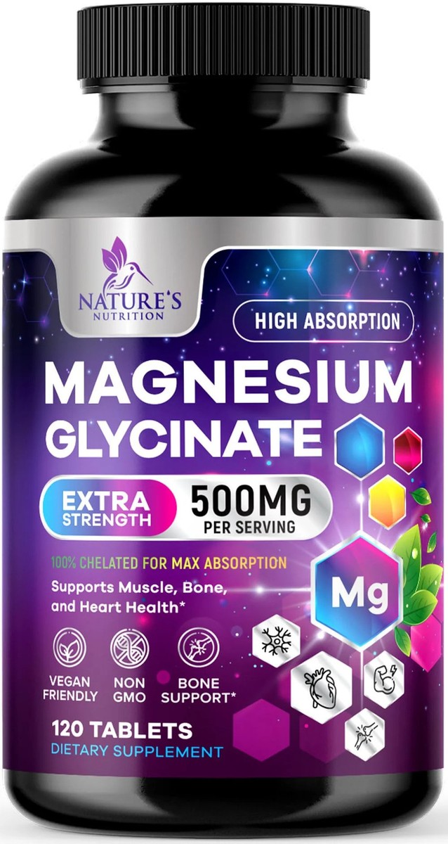 magnesium glycinate and glutathione Extra Strength 500 mg 100% High Absorption Chelated Tablets Antioxidant Glutathione Size:10 ampoules x 5 ml (50ml) bpc 157 peptide infiniwell