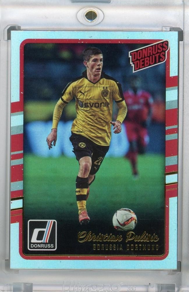 2016-17 Donruss Borussia Dortmund Christian Pulisic Debuts Holographic