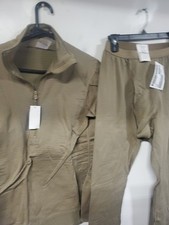 Small Regular Set Level 2 Cold Weather Bottoms Grid Waffle Fleece pants Coyote