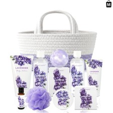 Pampering Lavender Spa Kit - 11pcs Gift Set Perfect for Birthdays and Holidays