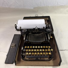 Corona 3 Folding Typewriter Glossy Black Antique 1917 thumbnail