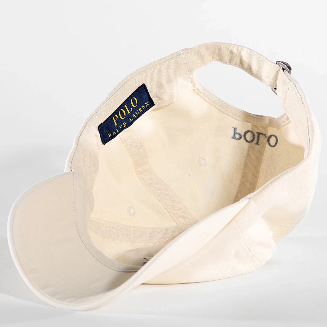 Polo Ralph Lauren Cotton Chino Baseball Cap Beige, Adjustable | eBay
