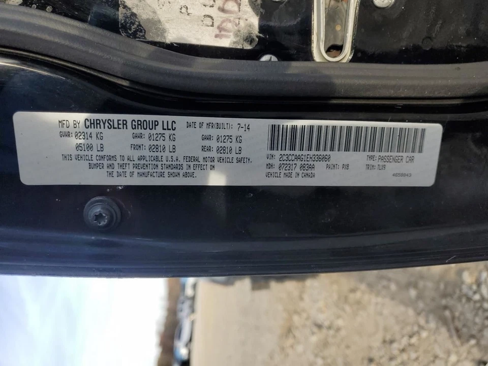 Seat Belt Front Bucket Seat Passenger Retractor Fits 11-23 300 2559870 Foto 3 de 4