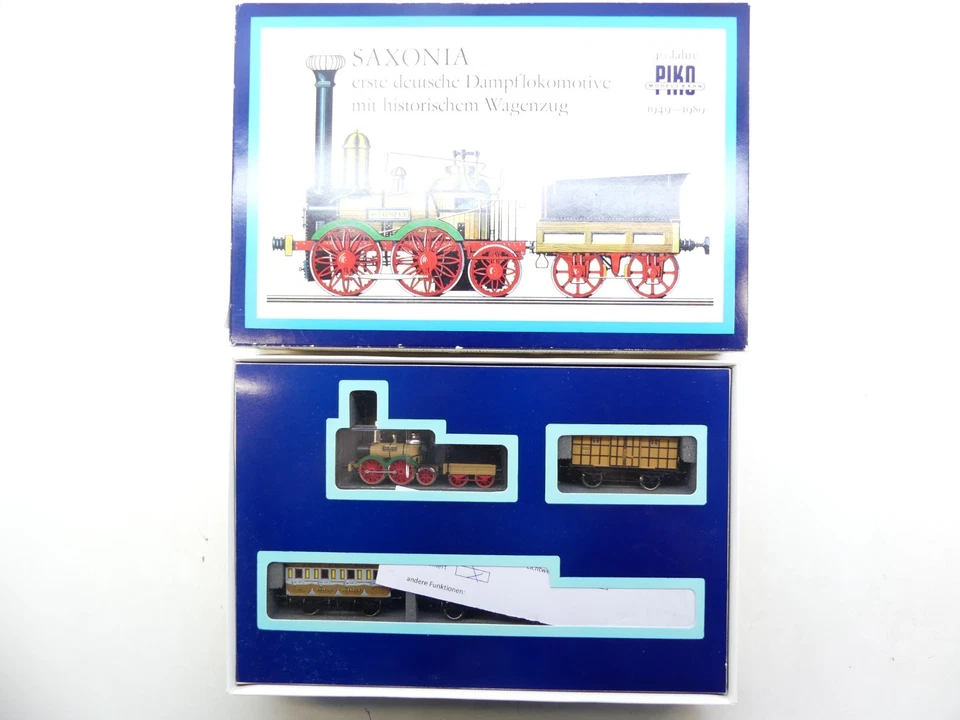 Piko H0 5/0761 Dampflok-Set Saxonia, DC, NEU in OVP, geprüft #61393