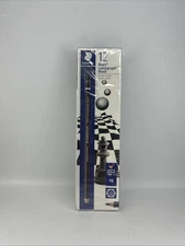 Staedtler Mars Lumograph Black Art Pencils, Presharpened #7B 100B-7B SEALED NEW