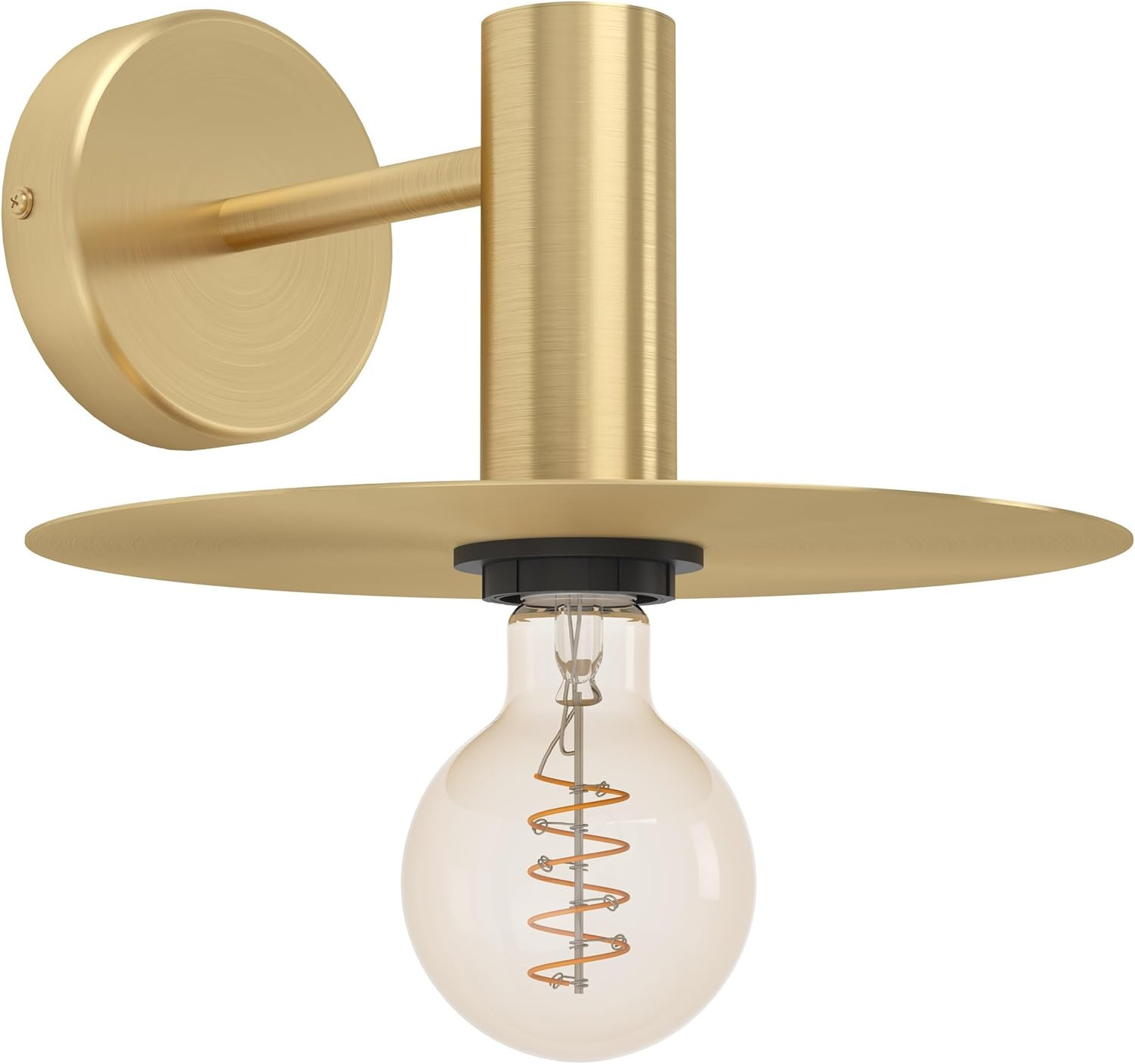 Lampada Parete Escandell Corridoio - Applique Interni Ottone E27