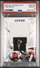 2002 SPx Winning Materials Tom Brady Game Used Jersey WM-BR PSA 8 Patriots