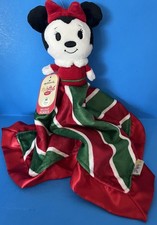 New Minnie Mouse Xmas Baby Toy Blanket Lovies Hallmark SOFT  NWT 