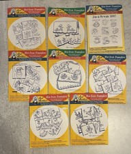 Lot 8 Aunt Martha's Hot Iron Transfers 3997,4015,9180,3049 3528,3111,3553,9637