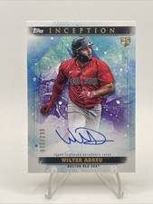 2024 Topps Inception Wilyer Abreu Rookie Auto /299 RC #BRES-WA Red Sox