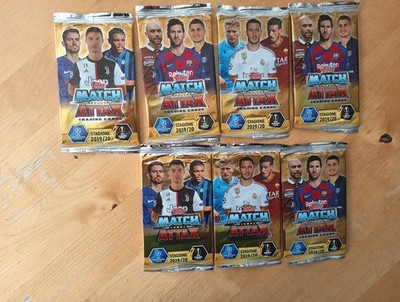 Topps Match Attax Champions League 19/20 - 7 x Booster