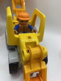 (L-1/DK) Lego Duplo 10811 Backhoe Loader/Wheel Loader 