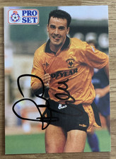 PRO SET 1991 SIGNED CARD - PAUL COOK - WOLVERHAMPTON WANDERERS