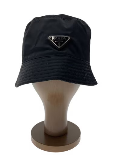 PRADA Bucket Hat/ Medium/ Black/ Solid Color/ Wom… - image 1