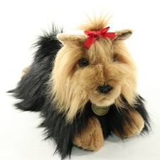 Aurora Miyoni Yorkshire Terrier Plush Dog Black Tan 11" Yorkie Stuffed Animal