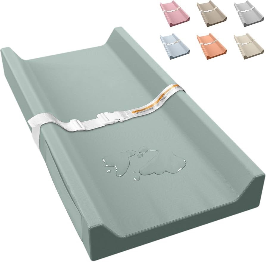 Vegan Leather Baby Changing Pad, Waterproof 36x16.6 Inch 
