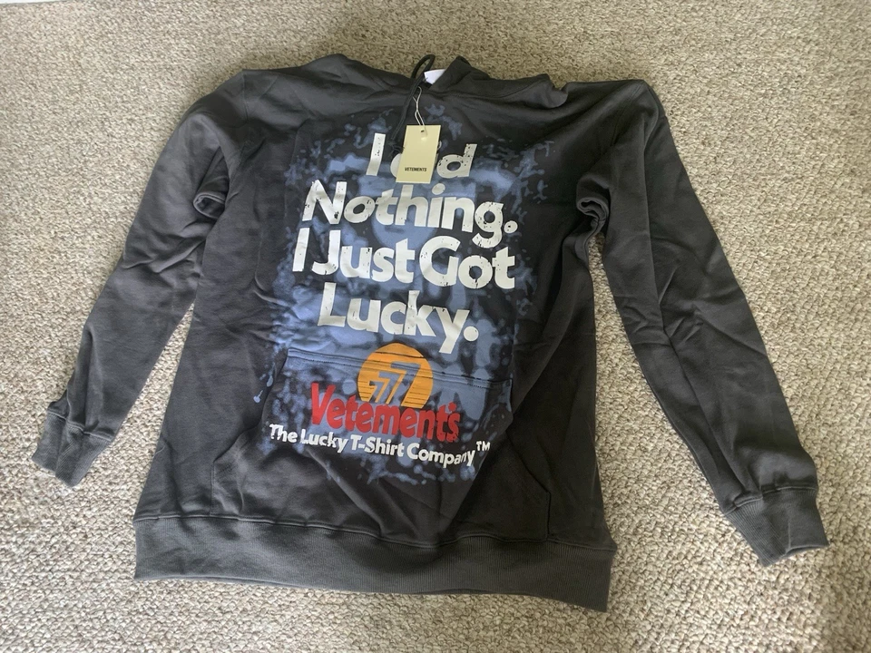 Black Vetements Hoodie Size S - Image 3 of 4