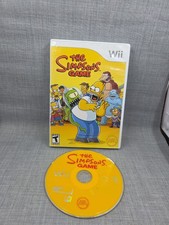 The Simpsons Game Nintendo Wii 2007 No Manual Tested Working 