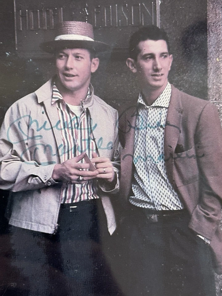 Signed Mickey Mantle Billy Martin 6x9 Photo - JSA Certification Full LOA - HOF - Image 2 of 4