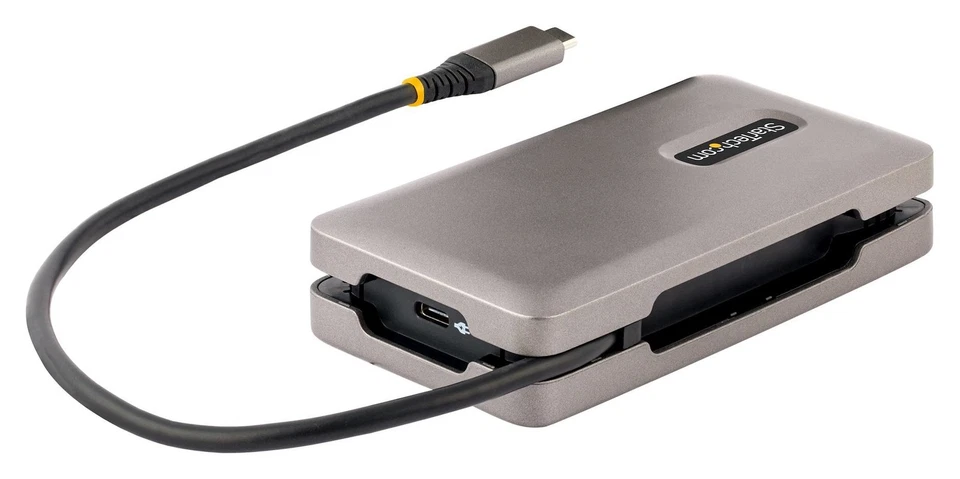 Startech.Com HUB 6 in 1 Mini Dock da Viaggio Grigio DKT31CH2CPD3 - Immagine 2 di 4