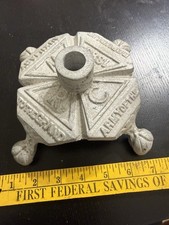 Auxiliary Grand Army of the Republic Cast Iron Flag Pole Stand Base Holder 1883
