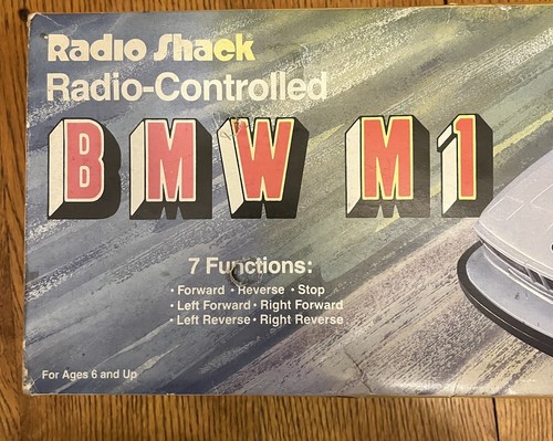 Radio Shack Tandy BMW M1 Vintage 80s Radio Controlled RC Car 1/15 Scale 27 MHZ - Picture 19 of 20