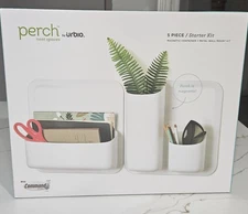 Perch by Urbio Starter Kit 5 Piece New Sealed In Box See Photos