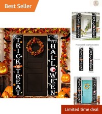 Spooky 72"x12" Halloween Banner - Perfect for Indoor Outdoor Celebrations