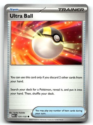 Ultra Ball Common NM [Mega Evolution - 131/132] | eBay