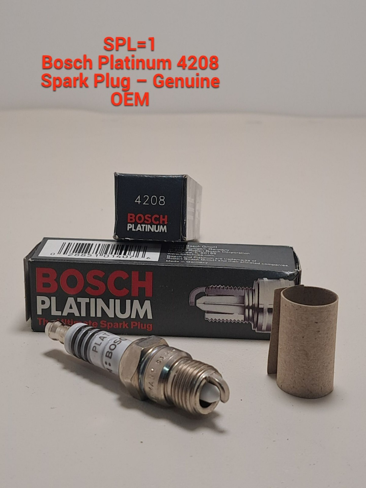 Bosch Platinum 4208 Spark Plugs 0242225560 NEW NOS Genuine OEM