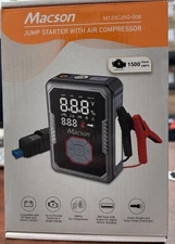 Jump Starter with Air Compressor, 150PSI Tire Inflator 1500A Portable Car Jum...