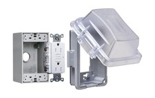 TayMac 1-Gang Weatherproof in-Use Outdoor GFCI Outlet Cover Kit... FAST USA SHIP