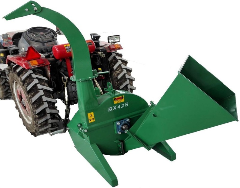 BX42S 4"x10" PTO Tractor Driven Wood Chipper Shredder GREEN 540-1000 RPM 3 Point