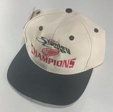 Detroit Red Wings NHL Hockey Logo 7 Snapback Hat 1997 Stanley Cup Champions, NEW