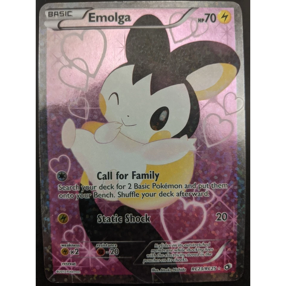Emolga RC23/RC25 Legendary Treasures: Radiant Collection Full Art Pokemon Card - Image 3 of 4