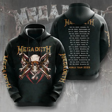 Megadeth Heavy Metal Rock Band World Tour 2025 3D Hoodie Gift For Valentine