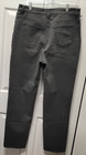 Gloria Vanderbilt Sz 14 Straight Leg 5-Pocket Charcoal Gray Denim Jeans/EUC — photo 7
