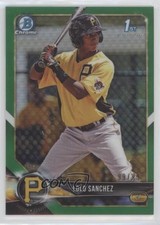 2018 Bowman Chrome Prospects Green Refractor 99/99 LoLo Sanchez #BCP247 0sm9