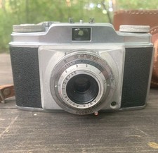Vintage Ansco Memar Pronto w/Agfa Apotar 1:3.5/45mm Lens Original Case