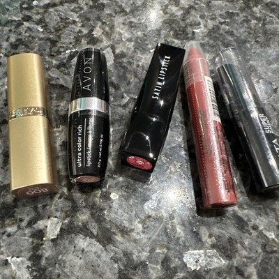Lot Of 5 NIP Sealed Lipsticks Butter Crayon Golden Rose Ulta Avon Loreal Lot