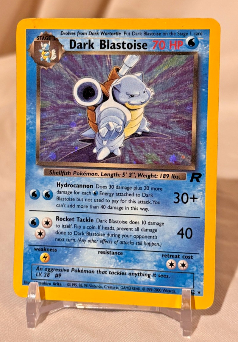 Dark Blastoise 3/82 Team Rocket Holo Pokemon Card