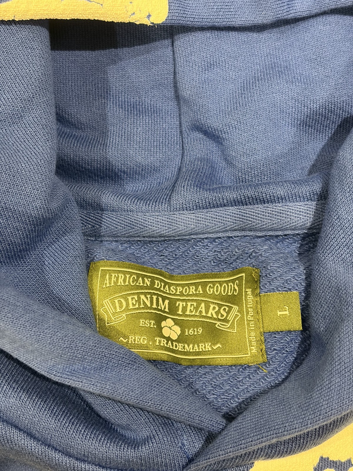 Denim Tears The Cotton Wreath Sweatshirt Royal Blue - Large image 3