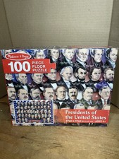 Presidents Of The United States Melissa  Doug 100 Piece Floor Puzzle