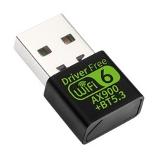 WiFi 6 USB Adapter, 900Mbps AX900 Dual Band, Bluetooth 5.3 for PC Gaming